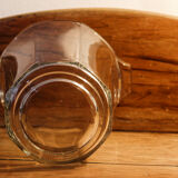 Transparent glass champagne bucket