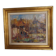 oil on canvas signed César Belotti (1914-1995) village autumn period
