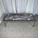 XL Midcentury modern coffee table in metal, rosewood and Arabescato marble, Italy, 1970.