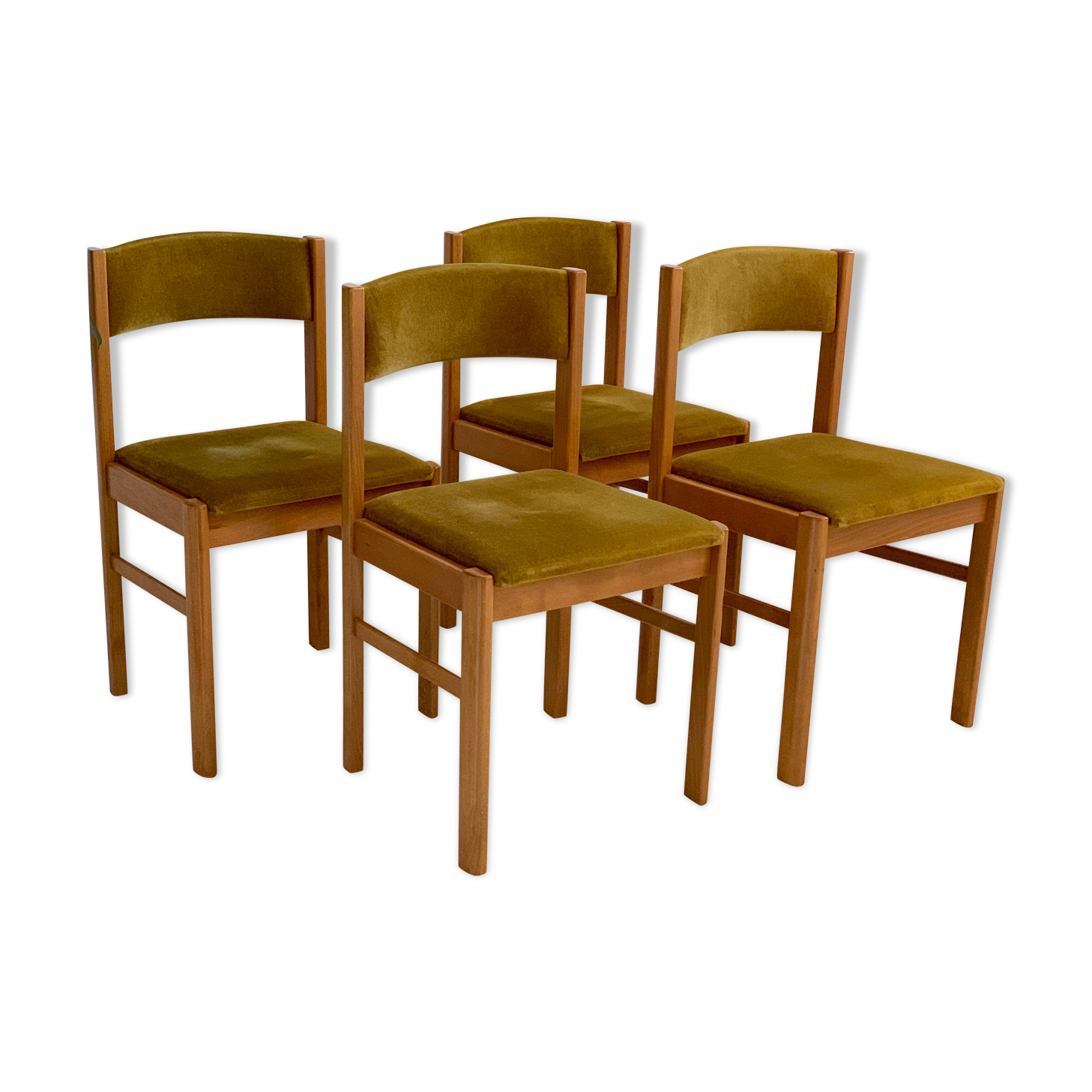 Vintage velvet chairs