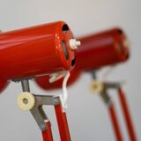 Danish Red Table Lamp by Lyskær Belysning