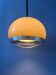 Vintage Dijkstra Space Age mushroom pendant lamp, mid-century modern ceiling light
