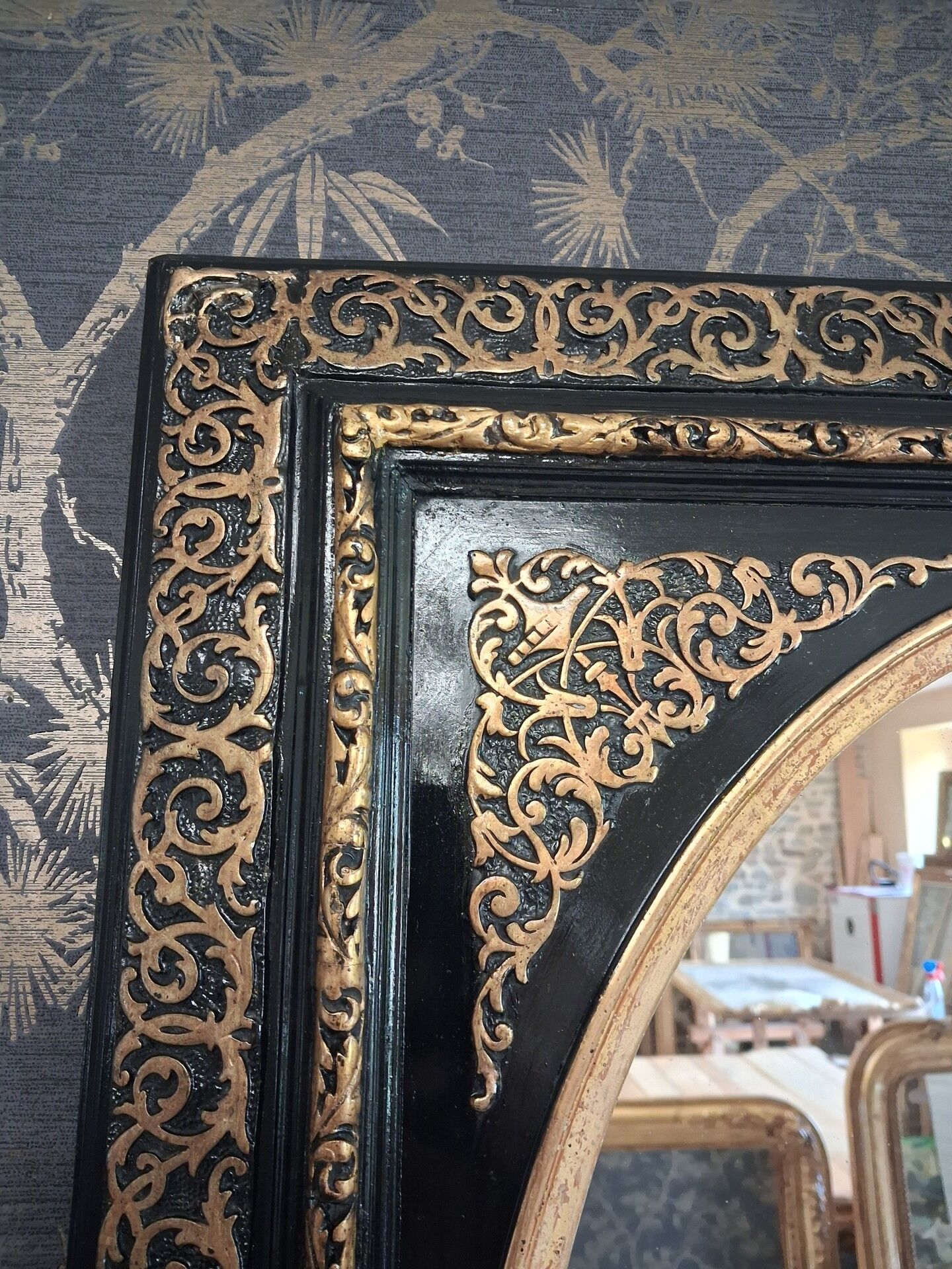 Napoleon III mirror 72 x 62