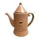 Vintage teapot Artichoke I.c.b. France peach pink and gilding