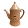 Vintage teapot Artichoke I.c.b. France peach pink and gilding