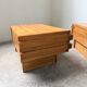 Paire de chevets en orme Maison Regain