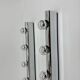 Set of 2 Targetti Sankey chrome wall lamps, 1970s