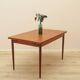Table danoise extensible en teck, années 1970