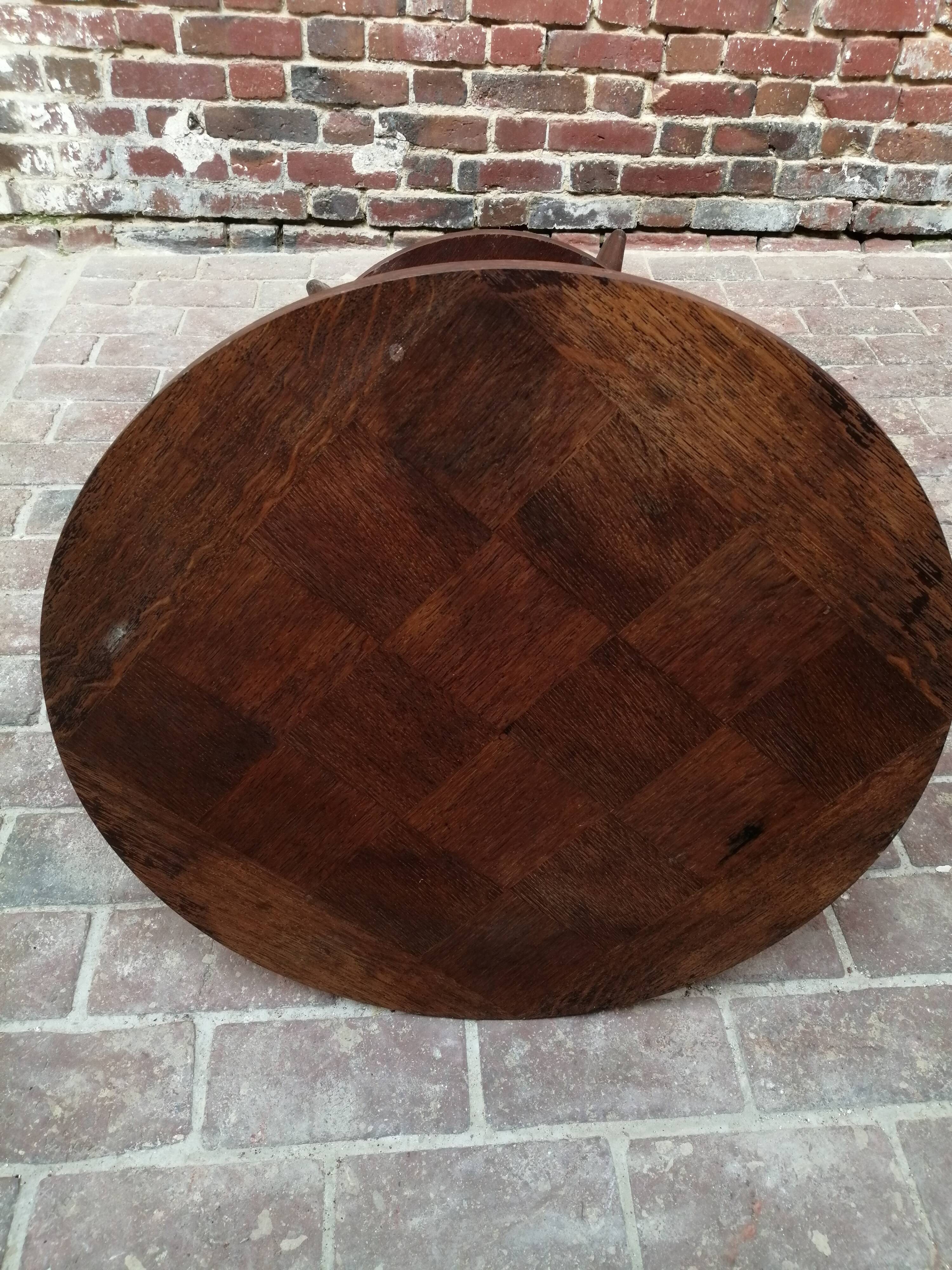 Vintage art deco style gueridon table