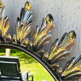 Oval leaf mirror