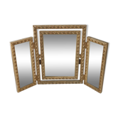 Vintage triptych mirror 1950