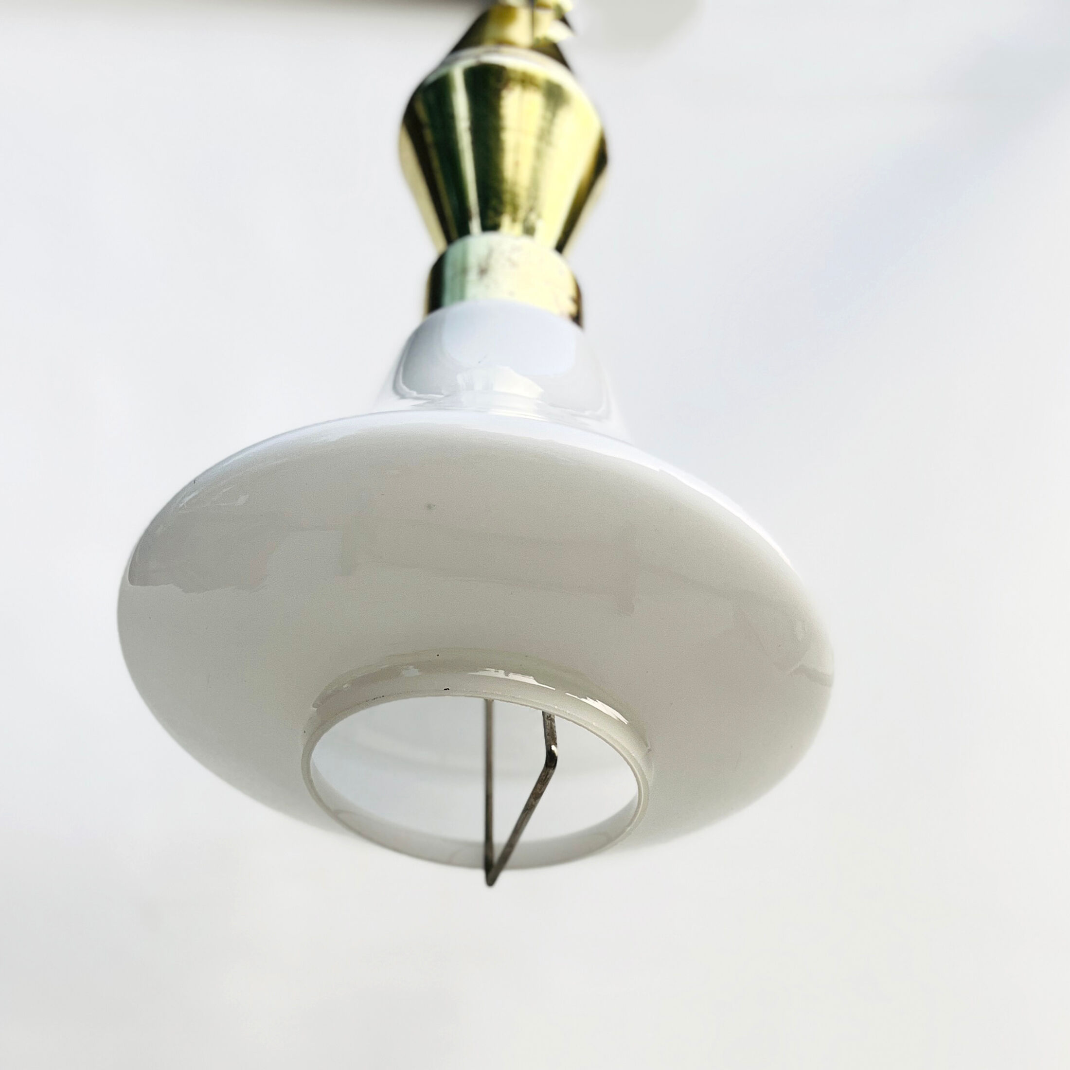 Hanging lamp, Kamenický Šenov, Czechoslovakia, 1950s