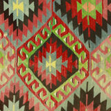 Anatolian handmade kilim rug 284 cm x 178 cm