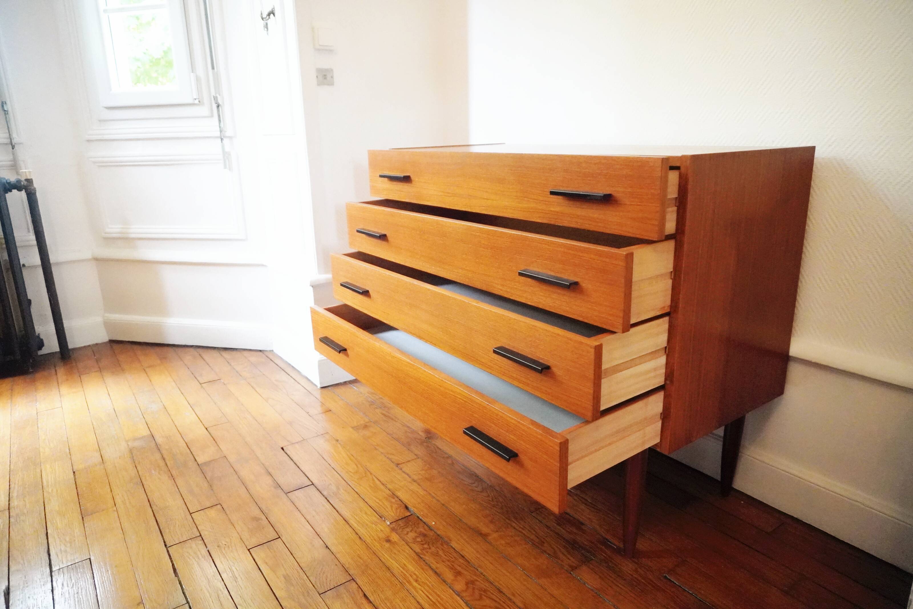 Commode vintage scandinave des années 60