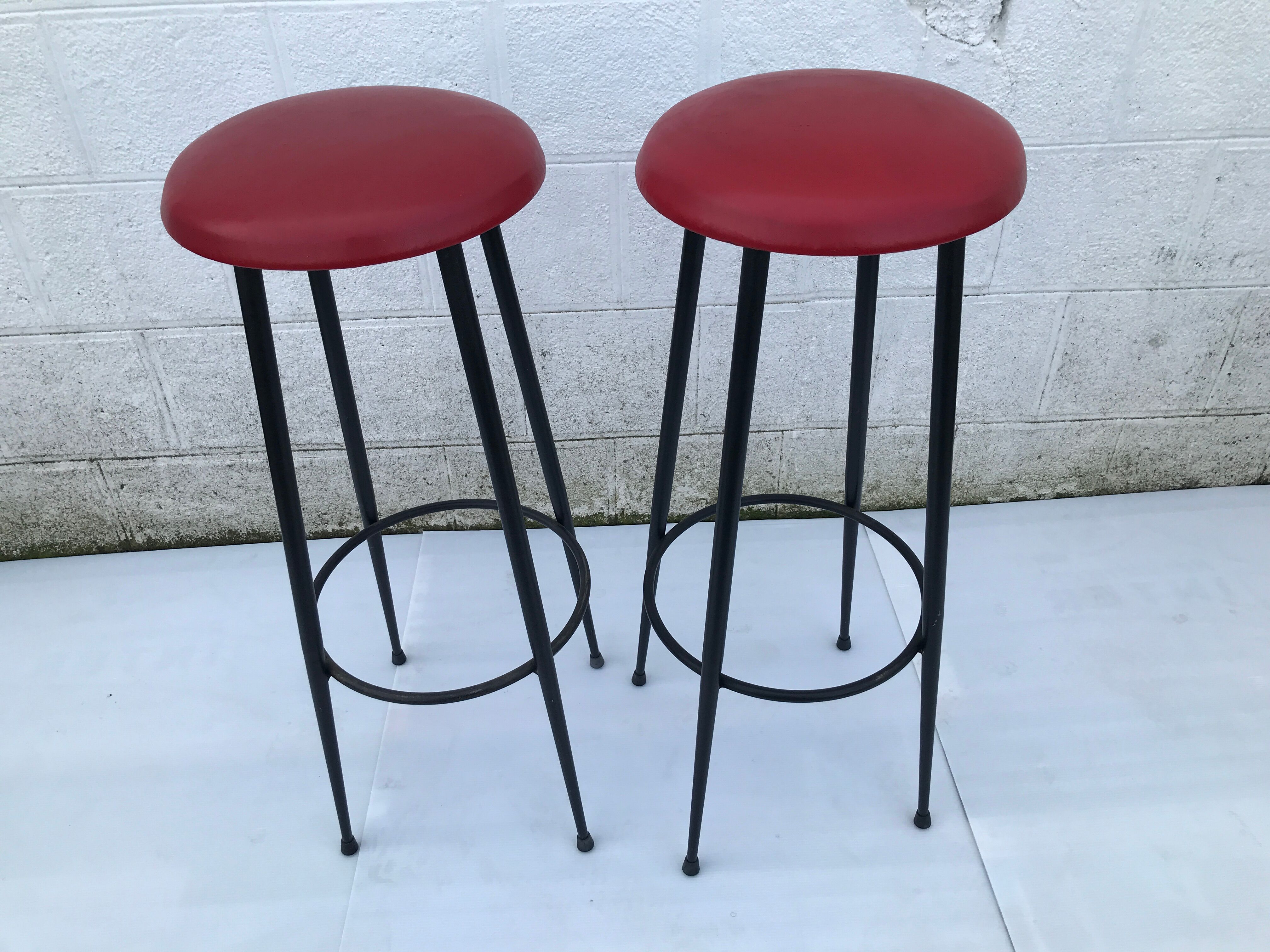 Corner bar and 2 stools from the 60s/ 70