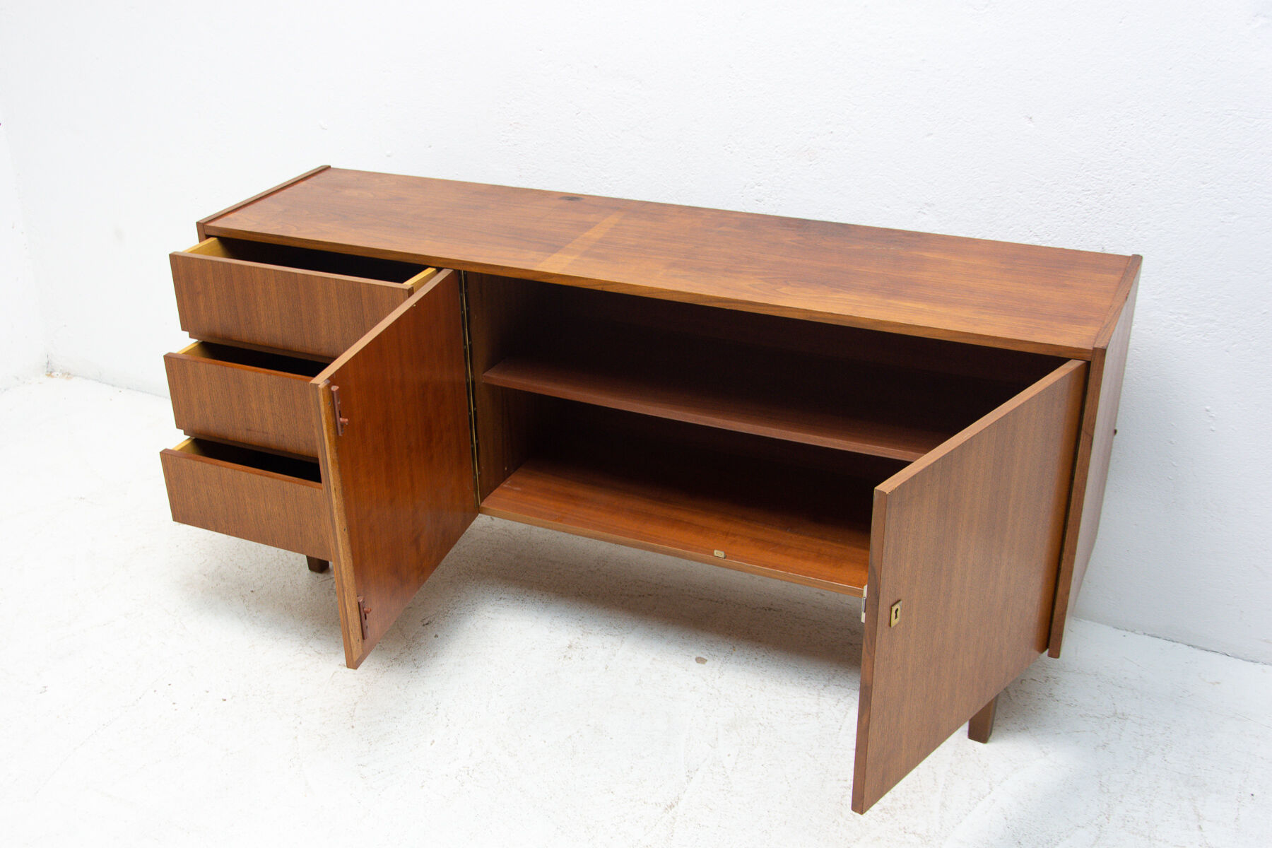 Enfilade en acajou vintage, Allemagne, années 1960
