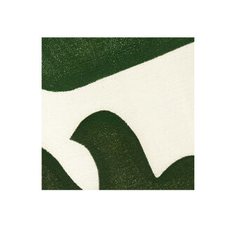 Birds painting - emerald green - signed Eawy