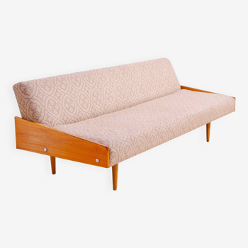 Canapé-lit pliant de style scandinave, années 1970, Tchécoslovaquie