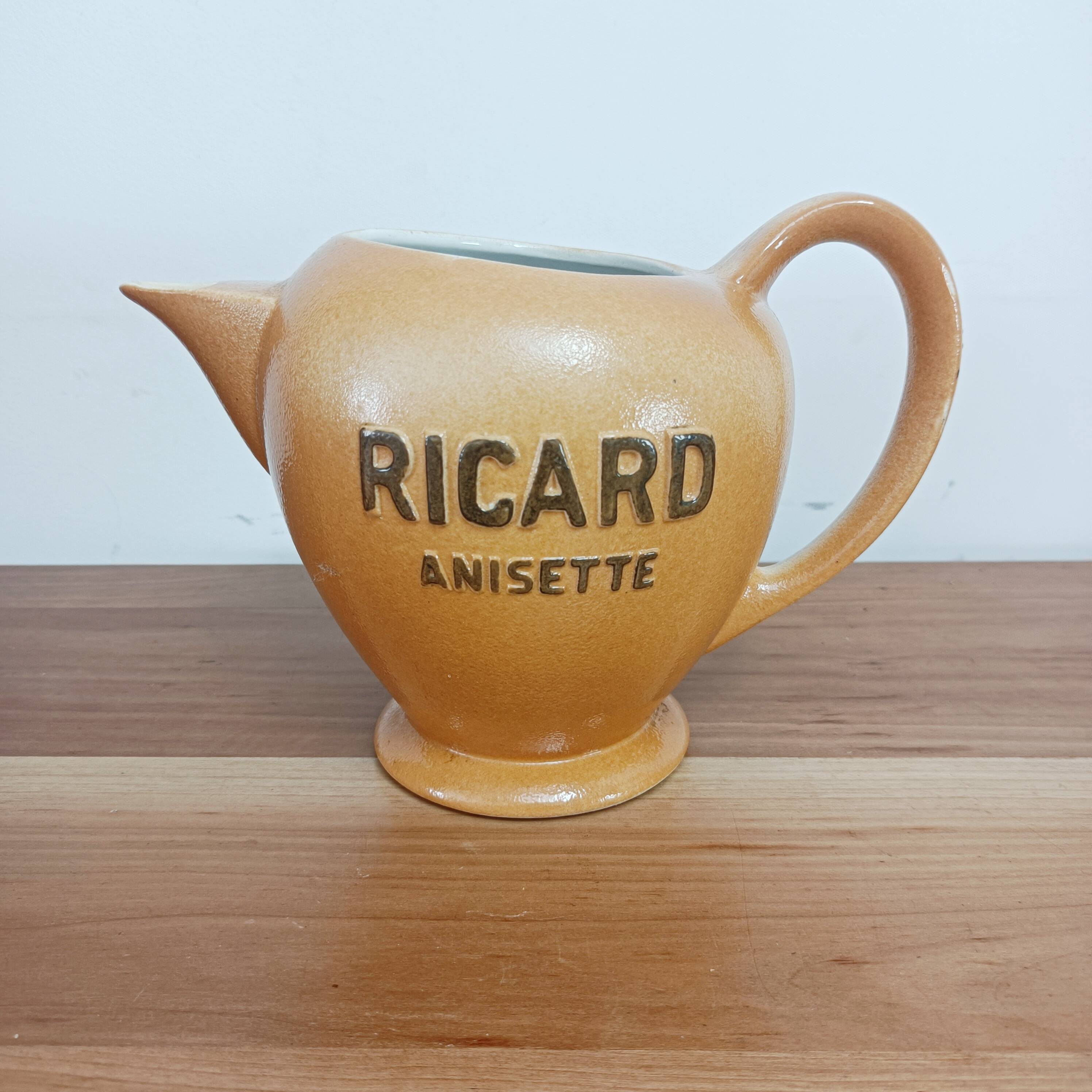 Stoneware pitcher Ricard anisette