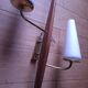 60's teak wall light from Maison Lunel