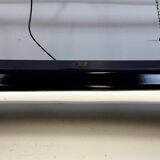 Grey Enamel Industrial Hanging Tube Light, 1960s