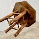 Breton octagonal oak table from the 20s and 30s