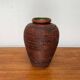 Vase de la série Schamotte brutalisme allemand du milieu du siècle par Spara Keramik, années 1960