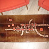 Vintage ceramic table by Julien de Covemaker dit Belarti céramiste à Ostende