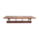 Vintage dark wood wall coat rack