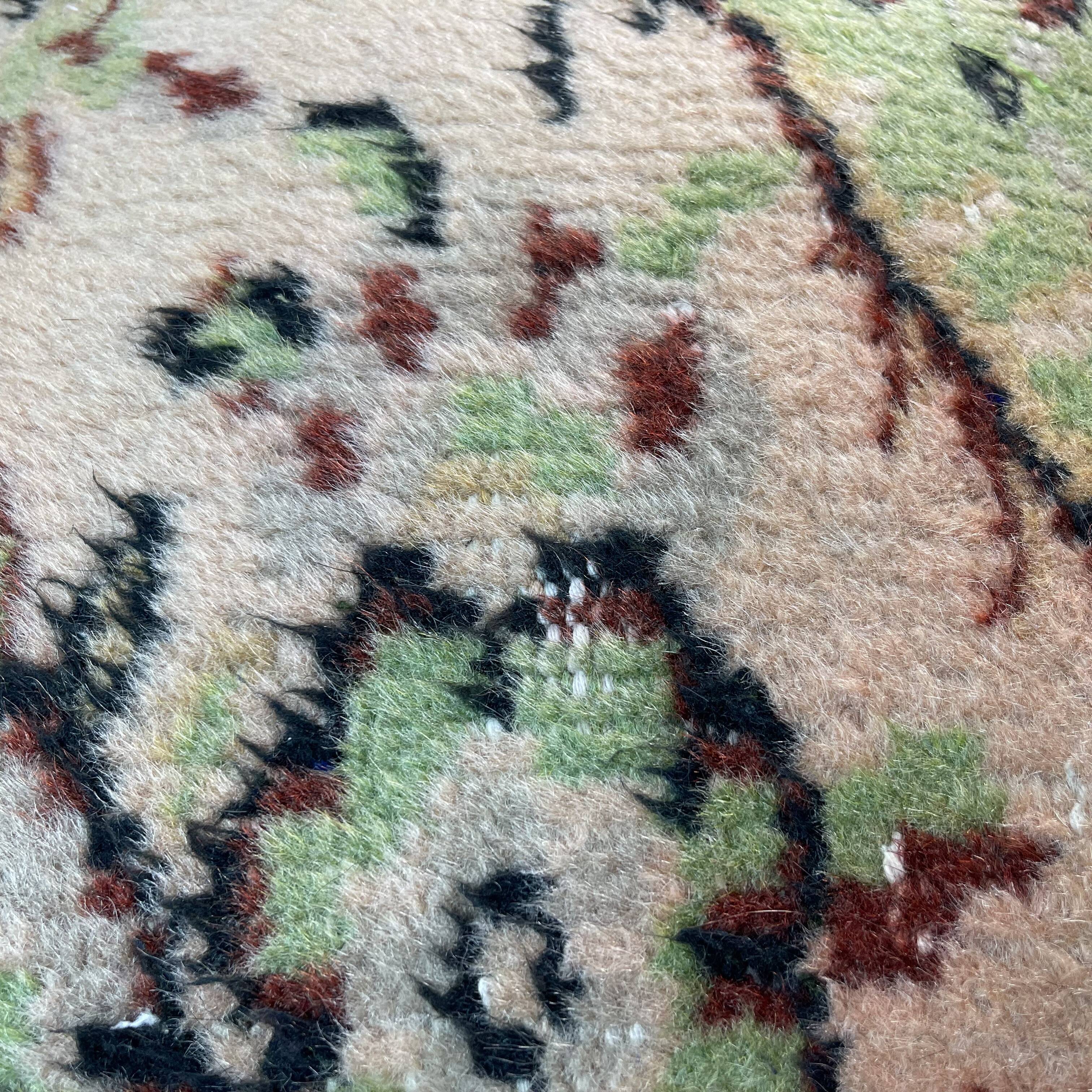Vintage turkish hand knotted cushion cover, 45 x 45 cm