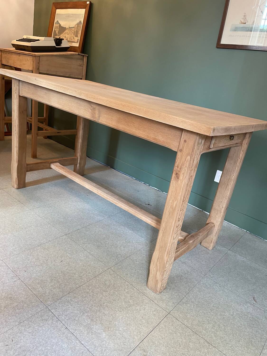 Airbrushed farm table