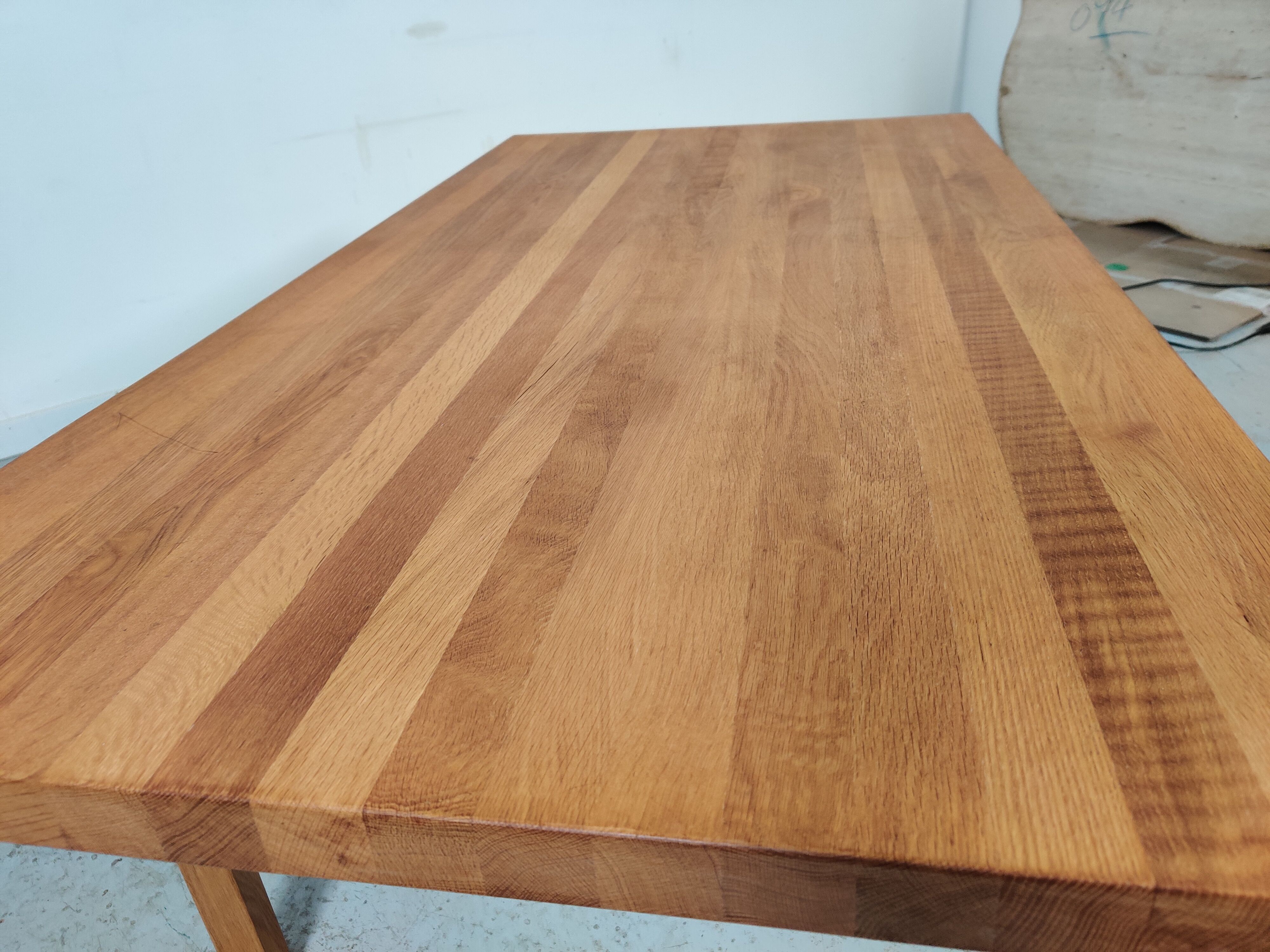 Scandinavian coffee table Mickaël Laursen in solid oak, Denmark 1960s