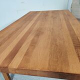 Scandinavian coffee table Mickaël Laursen in solid oak, Denmark 1960s