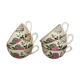 6 cups old Sarreguemines