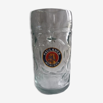 Chope verre à bière Paulaner 1 litre