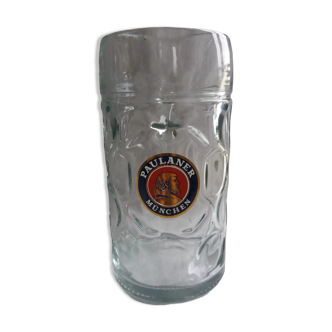 Chope verre à bière Paulaner 1 litre