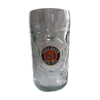 Beer glass mug Paulaner 1 liter