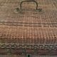 Braided wicker malle