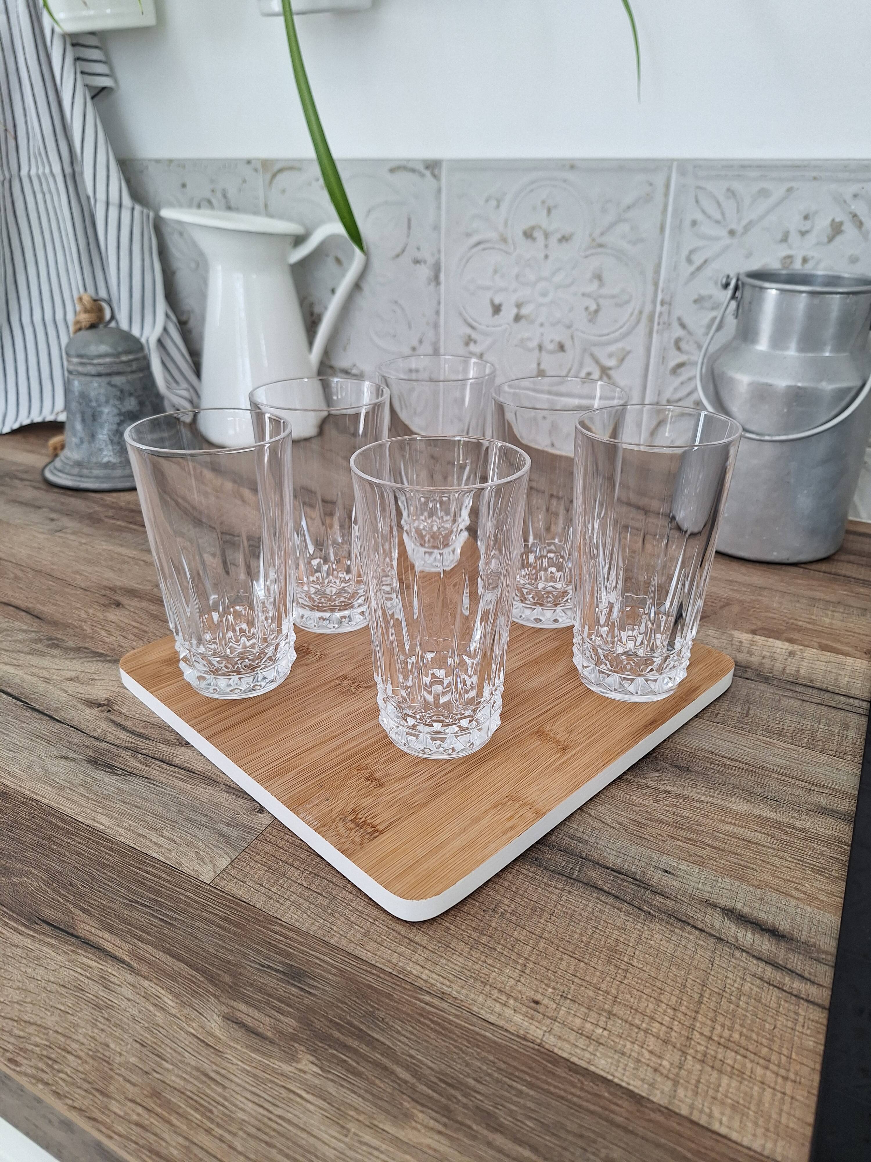 Verres à eau ou apéritif en cristal