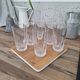 Verres à eau ou apéritif en cristal