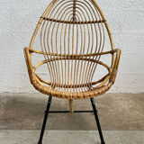 Rattan armchair