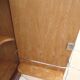 Bar furniture year 1940 inside veneered in light wood with linen canvas