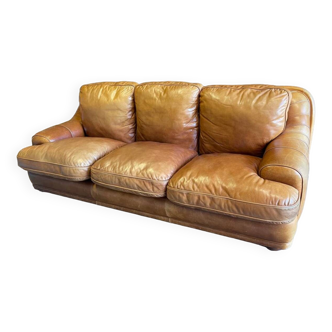 3 seater leather sofa