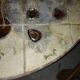 Vallauris Barrois Ceramic Peacock Coffee Table