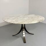 Round marble table T69 design Osvaldo Borsani for Tecno year 70