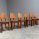 Vintage oak dining chairs by Wasa, 1990s