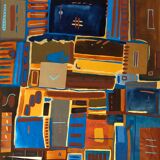 Abstract Gouache on paper