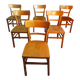Set 6 chaises de bistrot 1950