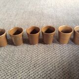 Série de 6 tasses en grès