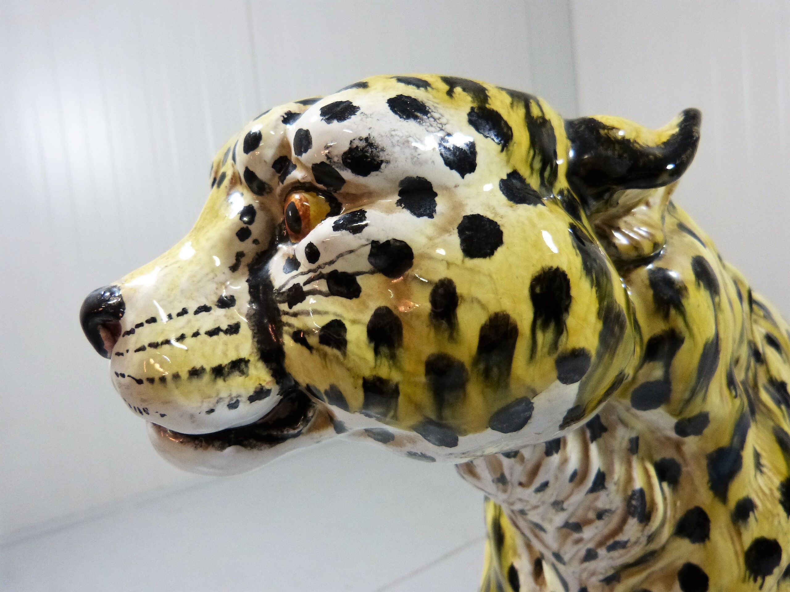 Vintage terracotta Cheetah, Italy 1960